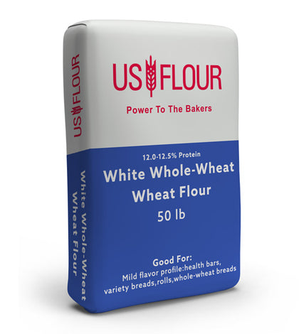 White Whole-Wheat Flour 50 bags shrink wrapped (by the pallet)