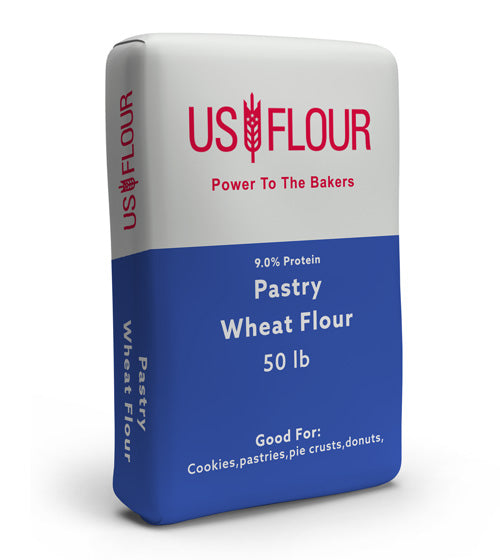 Pastry Wheat Flour 50 bags shrink wrapped (by the pallet)
