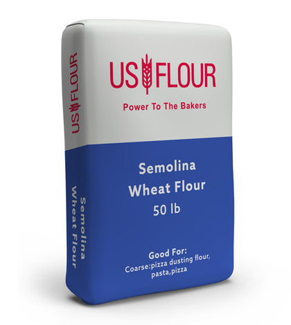 Semolina Wheat Flour 50 bags shrink wrapped (by the pallet)